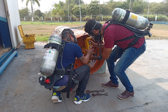 Operadores de ETAs de três municípios de Rondônia são capacitados para atuarem em casos de vazamento de gás cloro - News Rondônia