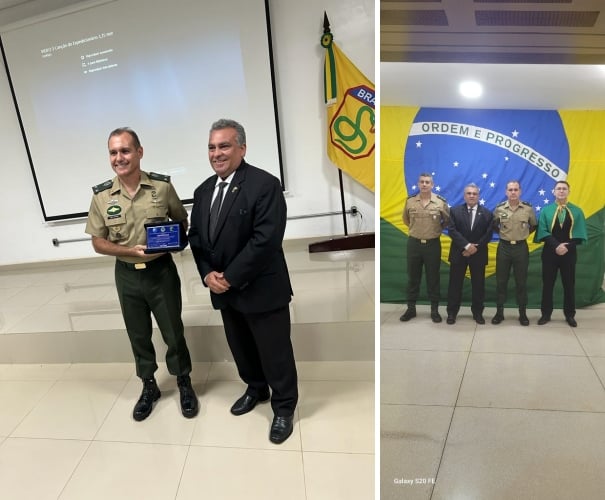 Delegado da ADESG-RO presta homenagem ao Gen. Bda. Flávio Moreira MATHIAS em palestra sobre a Força Expedicionária Brasileira - News Rondônia