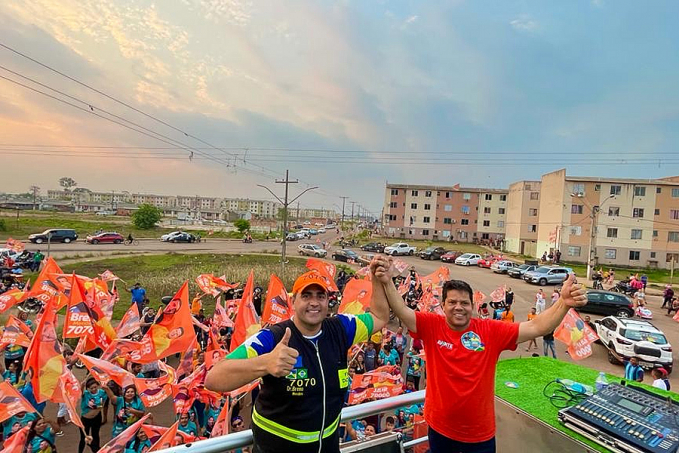 Mega Carreata reúne apoiadores do deputado Jair Montes e Breno Mendes pelas principais ruas de Porto Velho - News Rondônia