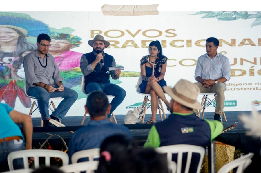 Txai Suruí, liderança indígena conhecida internacionalmente, e representantes das etnias rondonienses participam da 10ª Rondônia Rural Show - News Rondônia