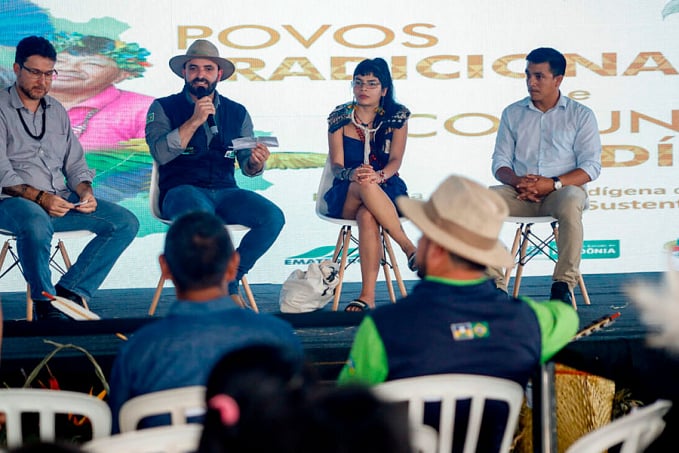 Txai Suruí, liderança indígena conhecida internacionalmente, e representantes das etnias rondonienses participam da 10ª Rondônia Rural Show - News Rondônia
