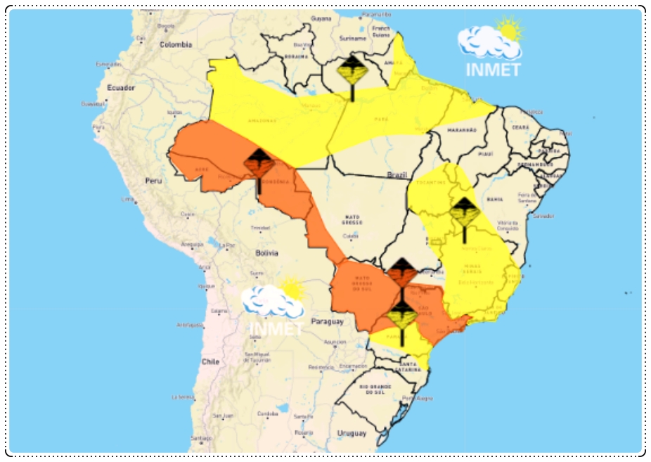 Tempestades em Rondônia e estados vizinhos marcam a quarta onda de frio polar - News Rondônia
