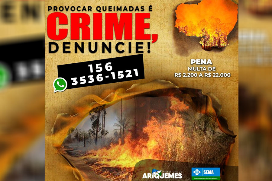 Sema intensifica fiscalização contra queimadas urbanas - News Rondônia