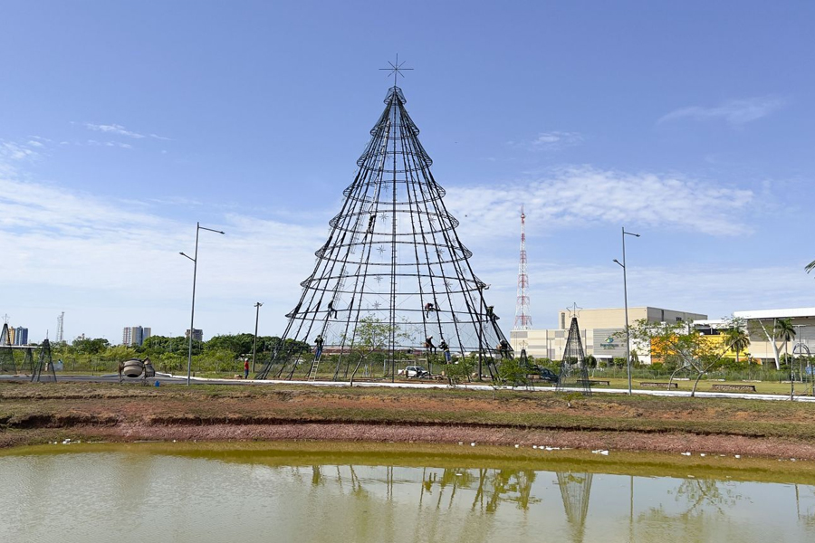NATAL: Decoração natalina iluminará reabertura do Parque da Cidade - News Rondônia