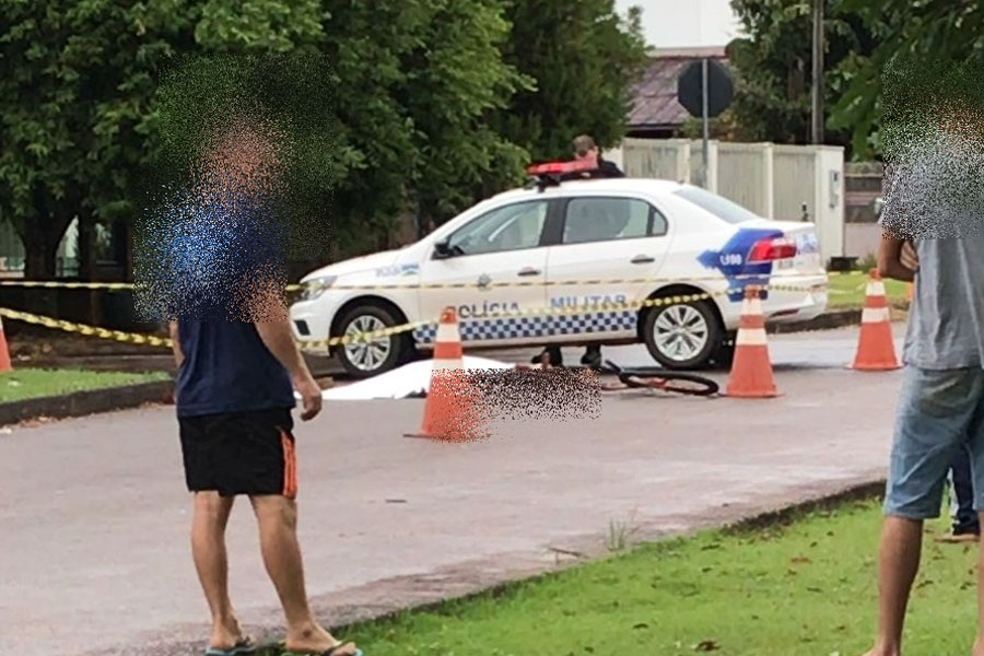 Ciclista morre ao ser atropelado por caminhão no bairro Vista Alegre em Espigão do Oeste - News Rondônia