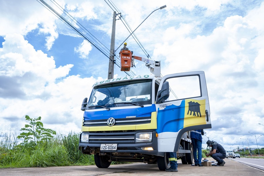 Serviços de manutenção e iluminação são levados a diversos bairros da capital - News Rondônia
