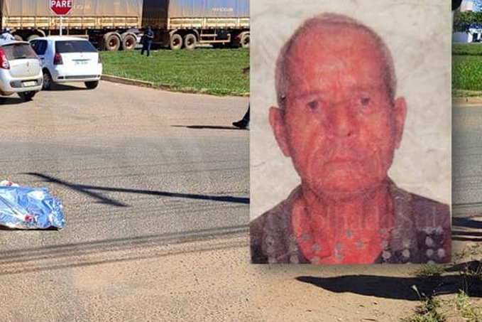 Num dos cruzamentos mais perigosos de Vilhena, homem de 72 anos morre esmagado por carreta - News Rondônia