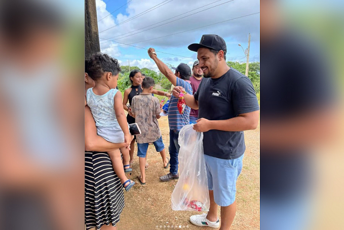 Vereador Gilber Mercês faz recreações e entrega de chocolates para crianças de Porto Velho - News Rondônia