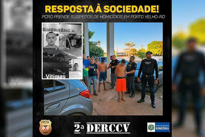 Polícia Civil deflagra operação e prende suspeitos de homicídios em Porto Velho-RO - News Rondônia