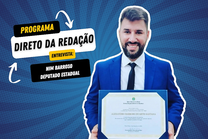 Direto da redação entrevista: Dep. Estadual Nim Barroso - News Rondônia
