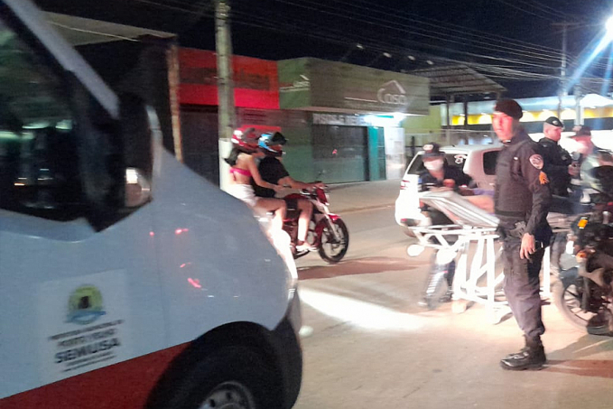 URGENTE: Casal sofre queda de moto após atropelar cachorro na zona sul - News Rondônia
