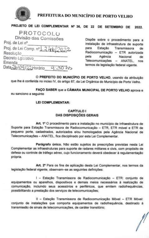 Marcio Pacele vota favorável em projeto que dispõe sobre a implantação do sinal 5G em Porto Velho - News Rondônia