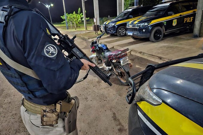 Em Ariquemes, PRF recupera motocicleta com registro de roubo e furto - News Rondônia