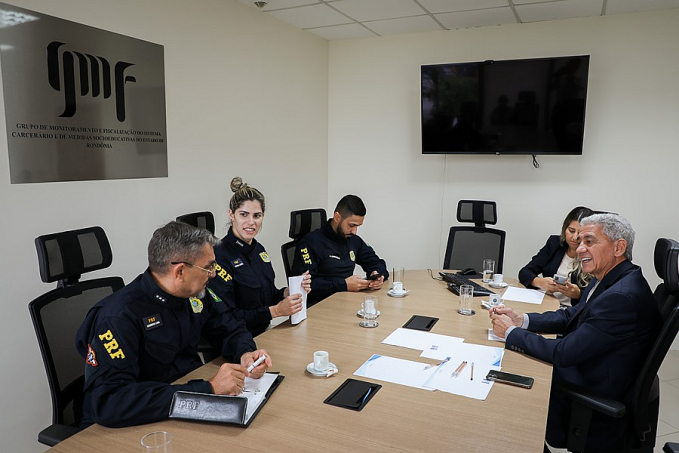 Grupo de Monitoramento e Fiscalização do Sistema Carcerário recebe representantes da Polícia Rodoviária Federal - News Rondônia