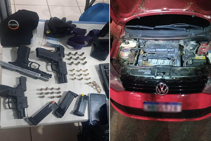 Membros de facção criminosa são presos pela PM com armas e munições durante Operação Maximus - News Rondônia