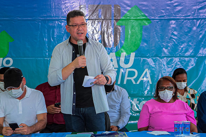 Coronel Marcos Rocha visita obras dos projetos 'Tchau Poeira' e 'Governo na Cidade' em Ouro Preto, nesta quinta-feira - News Rondônia