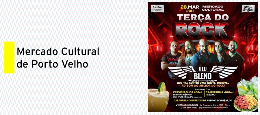 Agenda News: Do rock ao sushi, por Renata Camurça - News Rondônia