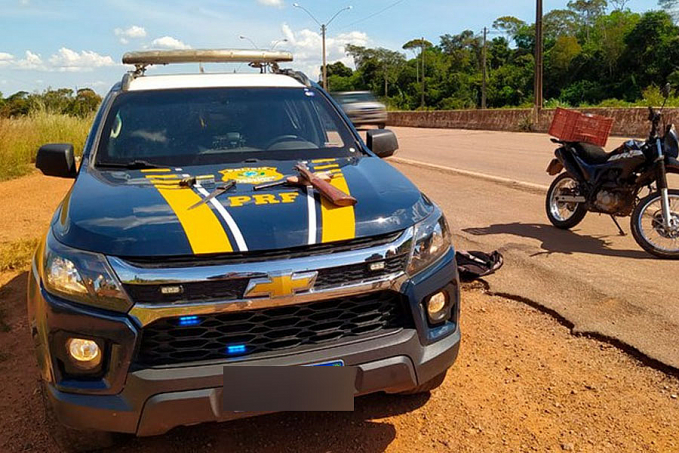 Em Porto Velho/RO, PRF apreende espingarda e munições - News Rondônia