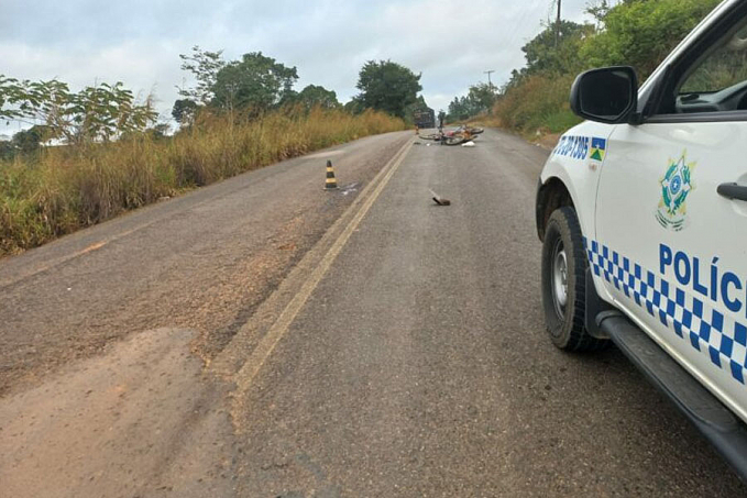 NOVA BRASILÂNDIA: Ciclista morre após ser atropelado na RO 481 - News Rondônia