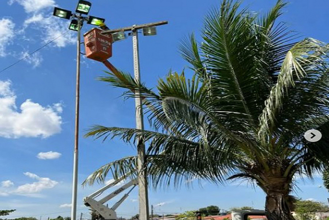 Vereador Gilber Mercês tem pedido atendido para manutenção na iluminação da quadra do conjunto Marechal Rondon - News Rondônia