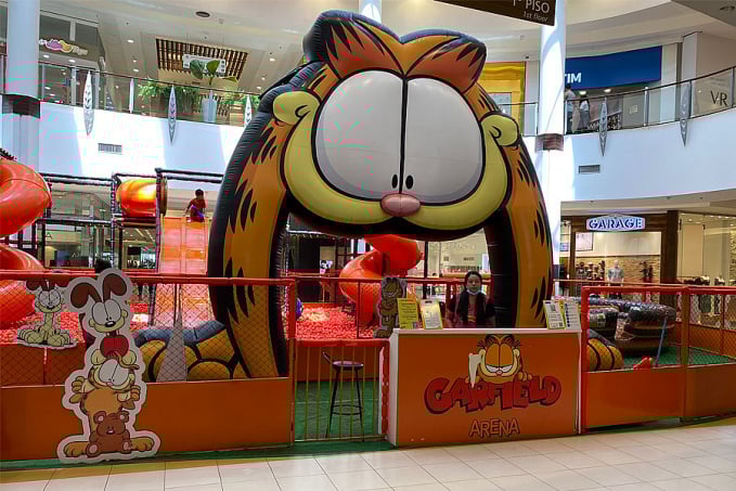 Garfield Arena segue no Porto Velho Shopping até 30 de abril - News Rondônia