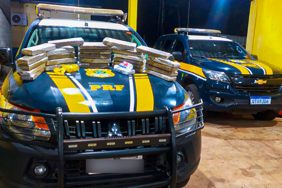 Em Pimenta Bueno, PRF apreende mais de 30 Kg de maconha - News Rondônia