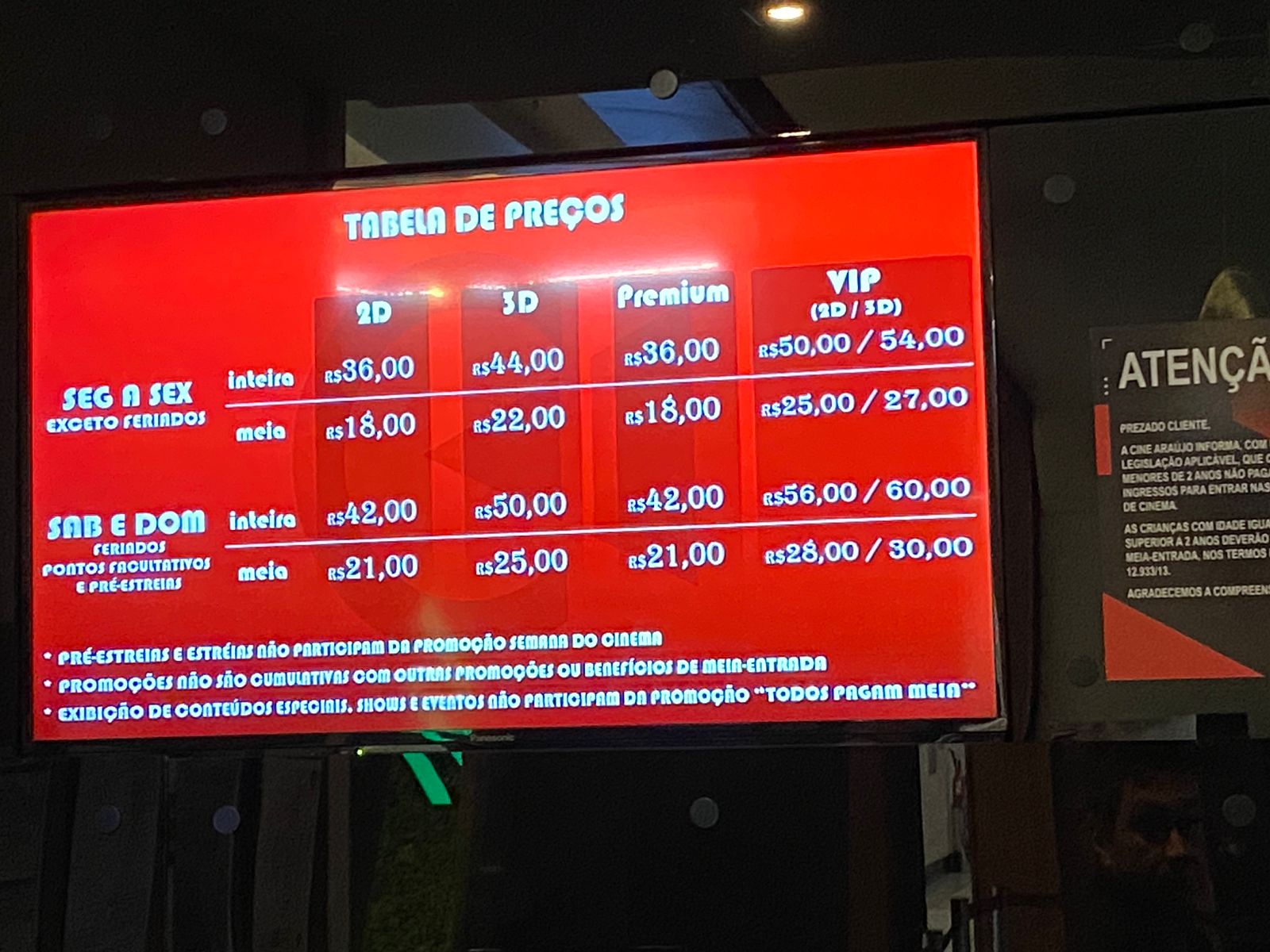 Entidades Estudantis fazem denúncia ao PROCON pelo não cumprimento da Lei da Meia Entrada pelo Cine Araujo no PVH Shopping - News Rondônia