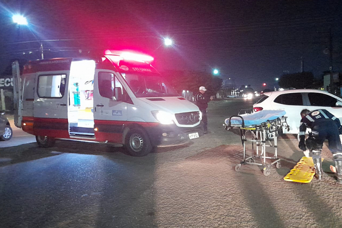 URGENTE: Motociclista sofre fratura em colisão com carro em cruzamento na capital - News Rondônia