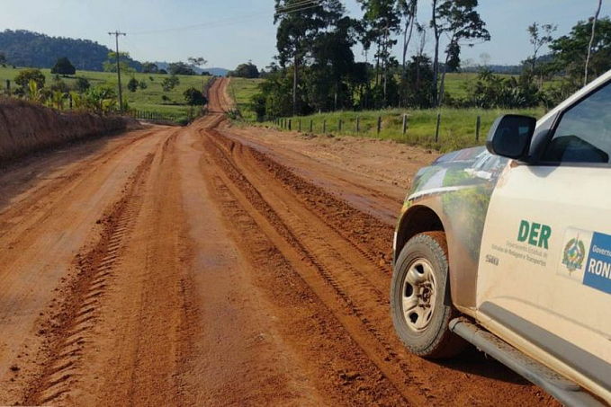 DER dá início à manutenção da rodovia 471, em Ministro Andreazza - News Rondônia