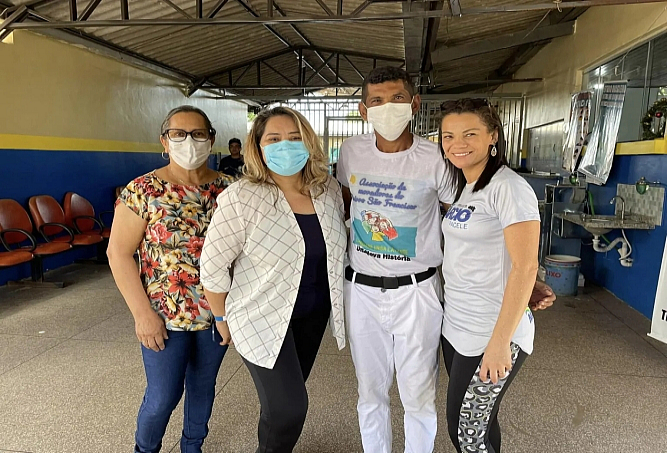 Gabinete do vereador Márcio Pacele participa de Ação Social no bairro São Francisco - News Rondônia