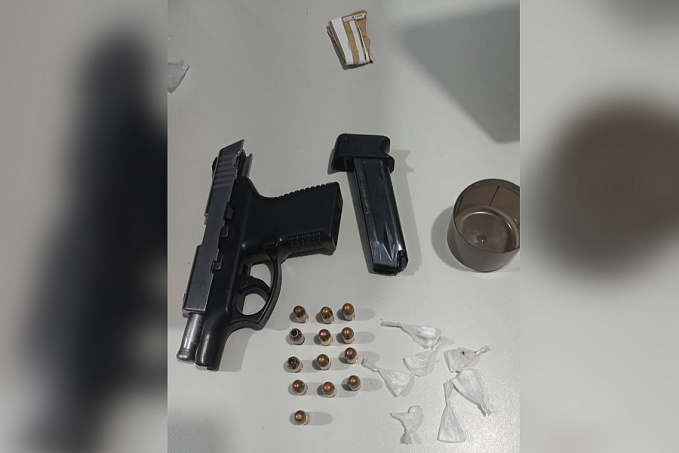 Trio é flagrado com drogas e pistola em bar na zona sul - News Rondônia