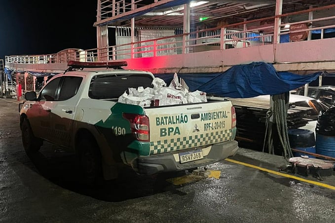 ATUALIZADA: BPChoque apreende 15kg de skunk e mais de 1 tonelada de cassiterita em embarcação na capital - News Rondônia