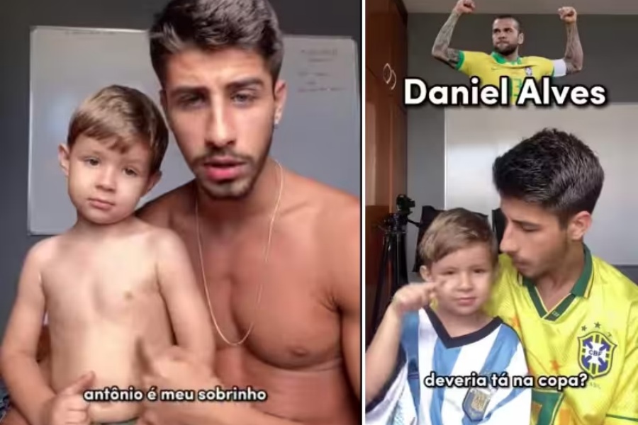 Menino de 3 ensina em Libras nome dos jogadores da Seleção na Copa e viraliza - News Rondônia