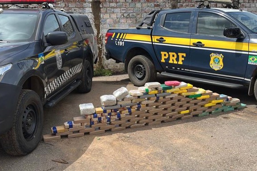 Em Porto Velho/RO, PRF e PM apreendem mais de 100 Kg de drogas ilícitas - News Rondônia