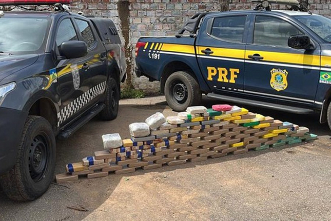 Em Porto Velho/RO, PRF e PM apreendem mais de 100 Kg de drogas ilícitas - News Rondônia
