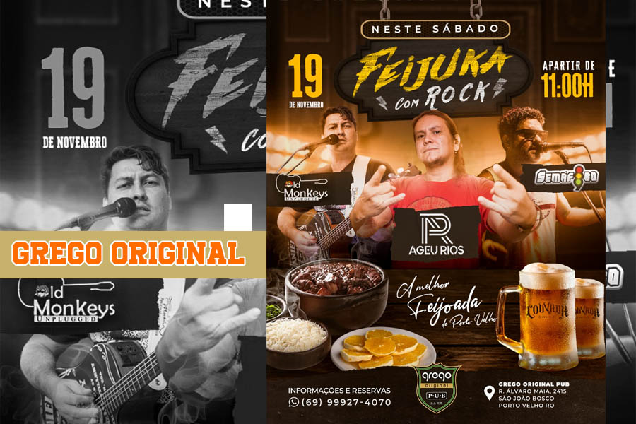 SHOWS: Confira as atrações da sexta e sábado do Grego Original - News Rondônia