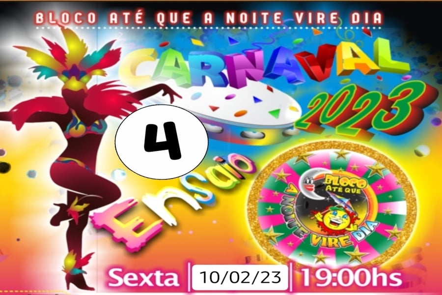 ÚLTIMO ENSAIO: Bloco Até Que A Noite Vire Dia aquece os foliões hoje para o desfile de amanhã - News Rondônia