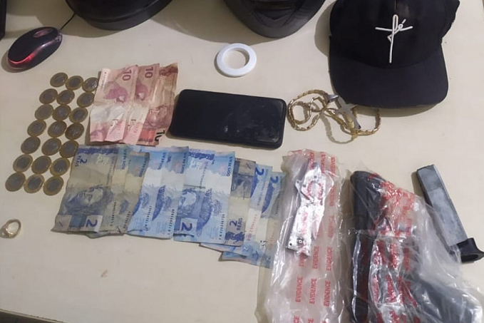 Suspeito é baleado e comparsa preso após onda de roubos com arma em Rondônia - News Rondônia
