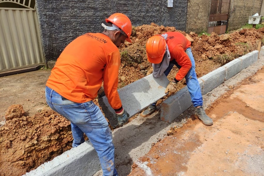 Obras no bairro Igarapé estão com 50% de conclusão - News Rondônia
