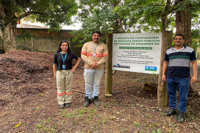 Projeto de Compostagem da SEMA recebe técnicos ambientais da Energisa - News Rondônia