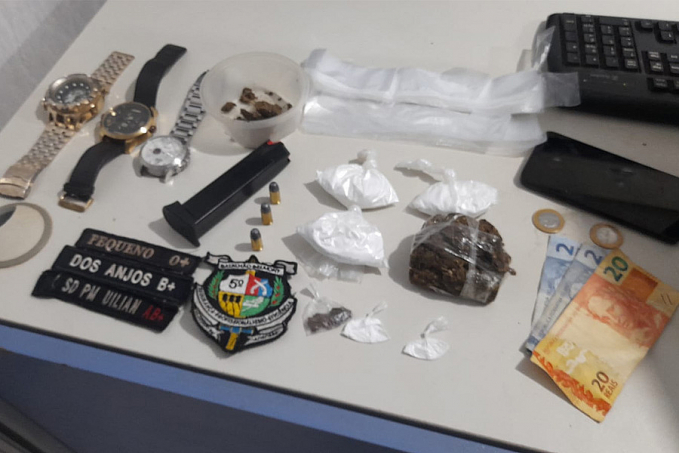 Gordão da Sul é preso com drogas e carregador de pistola em apartamento no Orgulho do Madeira - News Rondônia