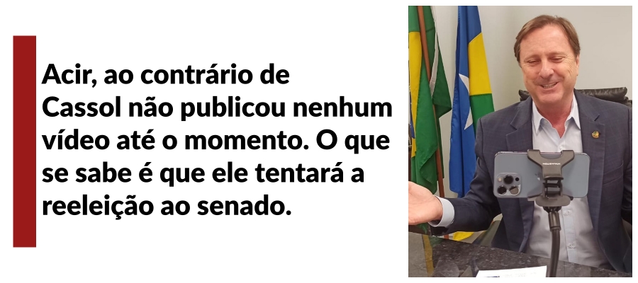 Com decisão favorável do STF, Cassol e Acir Gurgacz criam expectativa nas eleições de outubro, Cassol já declarou pré-candidatura ao governo de Rondônia - News Rondônia