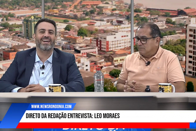 Candidato ao Governo de Rondônia, Léo Moraes, fala sobre problemas e soluções para o estado - News Rondônia