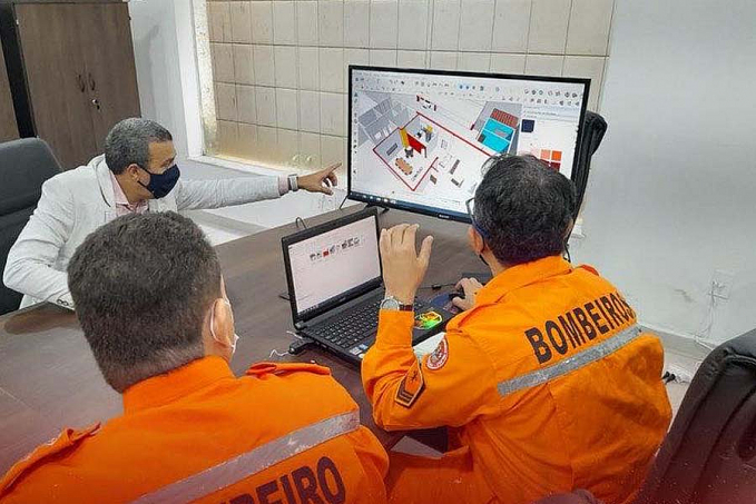 Deputado Estadual Alex Silva fiscaliza Coordenadoria de Atividade Técnicas do Corpo de Bombeiros Militar de RO - News Rondônia