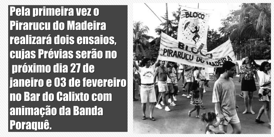Palitot propõe Bloco Pirarucu do Madeira como Patrimônio Cultural Imaterial - News Rondônia