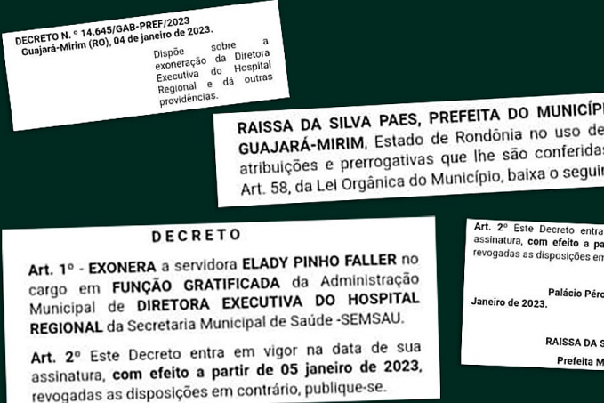 Saúde de Guajará vira caso de polícia e diretora do hospital regional é exonerada depois de assédio moral e calúnia - News Rondônia