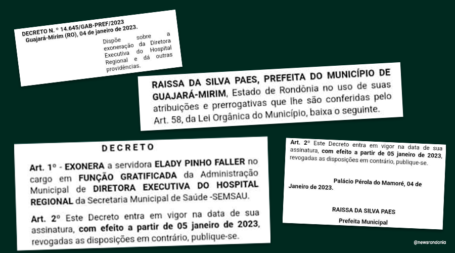 Saúde de Guajará vira caso de polícia e diretora do hospital regional é exonerada depois de assédio moral e calúnia - News Rondônia