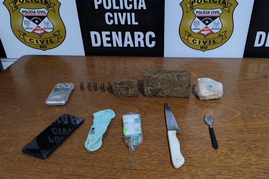 Operação da PC resulta em prisão de apenado com drogas e celulares em presídio da capital - News Rondônia