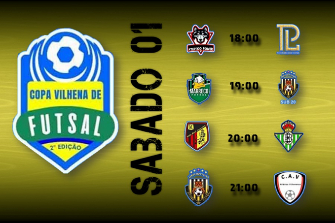 Copa Vilhena de Futsal tem quatro jogos neste sábado; confrontos acontecem no Ginásio Jorge Teixeira de Oliveira - News Rondônia