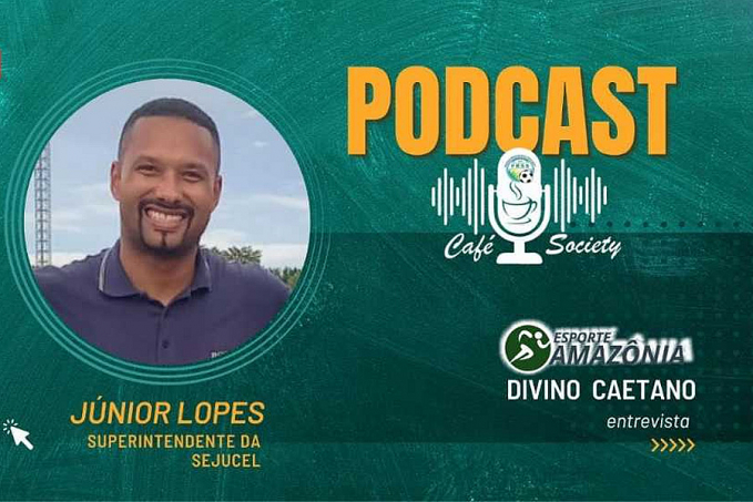 Superintendente da Sejucel, Júnior Lopes, fala sobre cultura e esporte no Podcast 'No Café Society' - News Rondônia